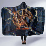 Heru-Ur Hooded Blanket Flaming Wings and Sword Ancient Egyptian Warrior