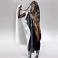 Heru-Ur Hooded Blanket Flaming Wings and Sword Ancient Egyptian Warrior