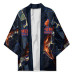 Heru-Ur Kimono Flaming Wings and Sword Ancient Egyptian Warrior