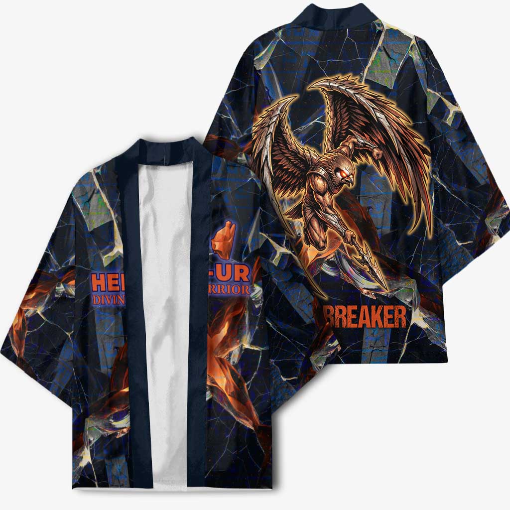 Heru-Ur Kimono Flaming Wings and Sword Ancient Egyptian Warrior