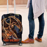 Heru-Ur Luggage Cover Flaming Wings and Sword Ancient Egyptian Warrior