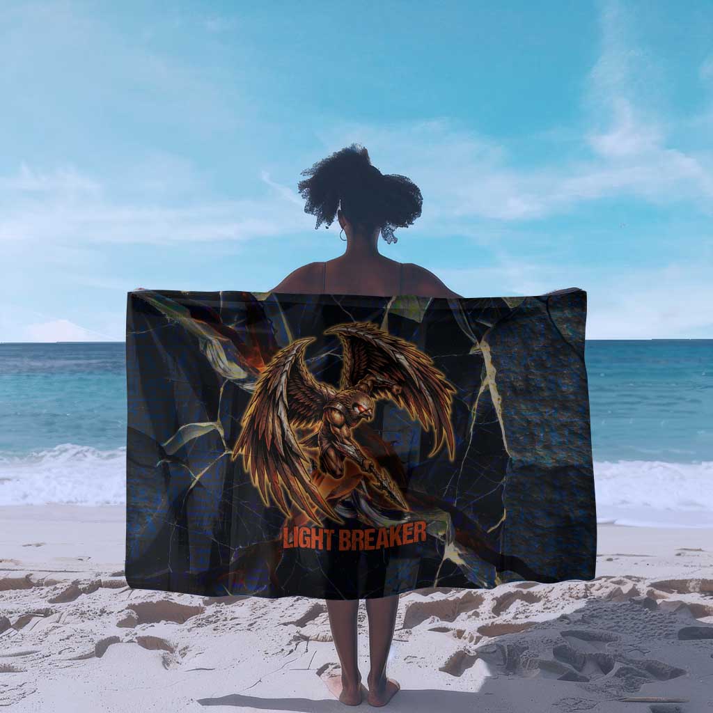 Heru-Ur Sarong Flaming Wings and Sword Ancient Egyptian Warrior