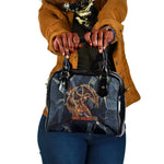 Heru-Ur Shoulder Handbag Flaming Wings and Sword Ancient Egyptian Warrior