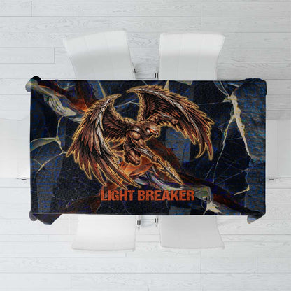 Heru-Ur Tablecloth Flaming Wings and Sword Ancient Egyptian Warrior