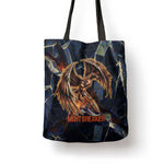 Heru-Ur Tote Bag Flaming Wings and Sword Ancient Egyptian Warrior