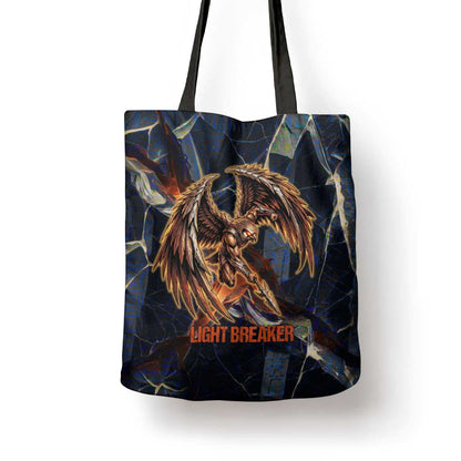 Heru-Ur Tote Bag Flaming Wings and Sword Ancient Egyptian Warrior