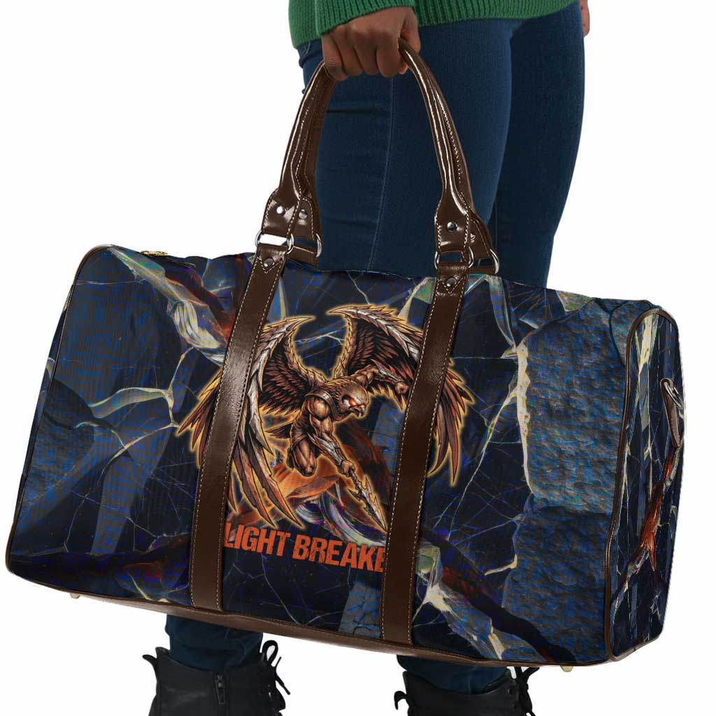 Heru-Ur Travel Bag Flaming Wings and Sword Ancient Egyptian Warrior