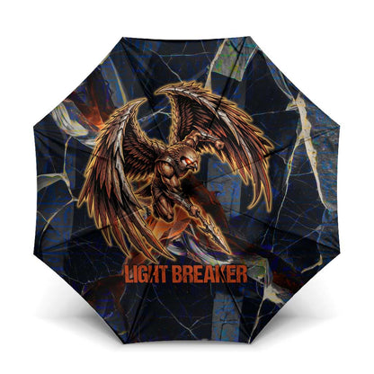 Heru-Ur Umbrella Flaming Wings and Sword Ancient Egyptian Warrior