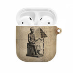 Imhotep AirPods Case Pyramid Blueprints Ancient Egyptian Architecture and Priest