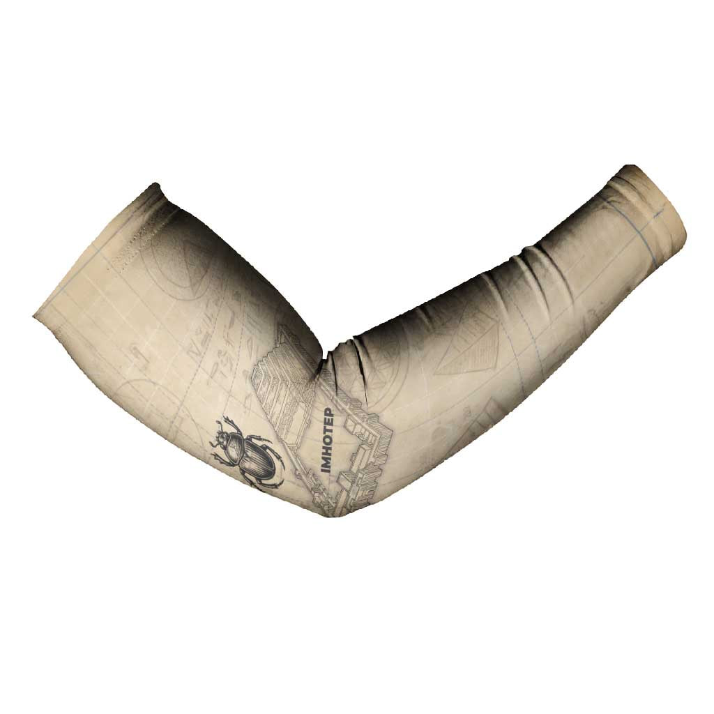Imhotep Arm Sleeves Pyramid Blueprints Ancient Egyptian Architecture and Priest