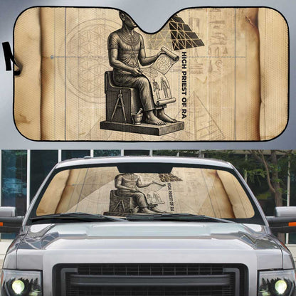 Imhotep Auto Sun Shade Pyramid Blueprints Ancient Egyptian Architecture and Priest