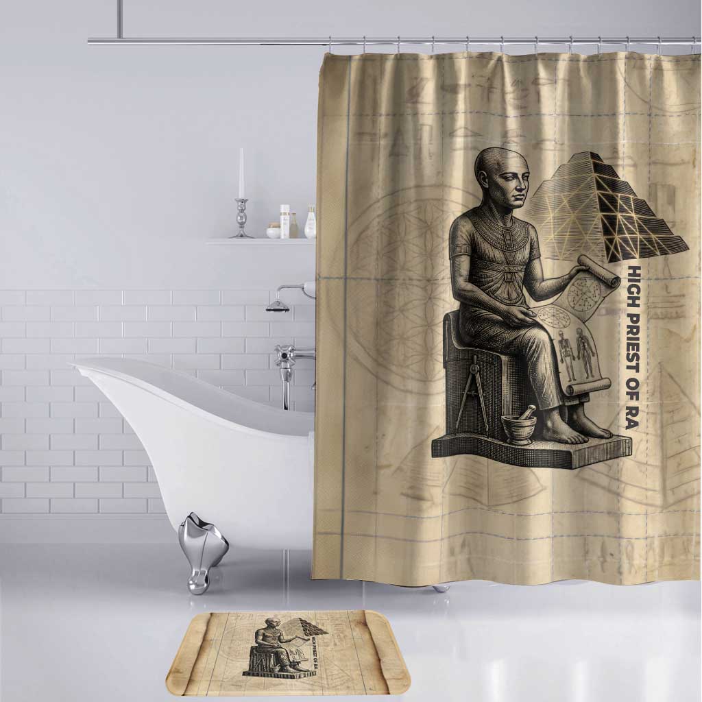 Imhotep Bathroom Set Pyramid Blueprints Ancient Egyptian Architecture and Priest