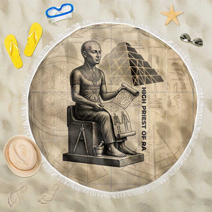 Imhotep Beach Blanket Pyramid Blueprints Ancient Egyptian Architecture and Priest