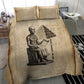 Imhotep Bedding Set Pyramid Blueprints Ancient Egyptian Architecture and Priest
