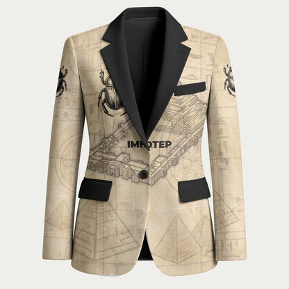 Imhotep Blazer Pyramid Blueprints Ancient Egyptian Architecture and Priest
