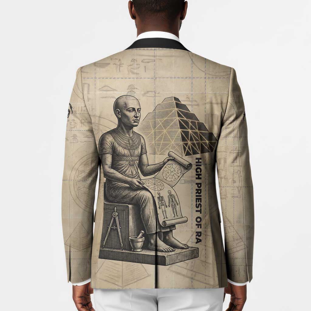 Imhotep Blazer Pyramid Blueprints Ancient Egyptian Architecture and Priest