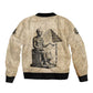 Imhotep Bomber Jacket Pyramid Blueprints Ancient Egyptian Architecture and Priest