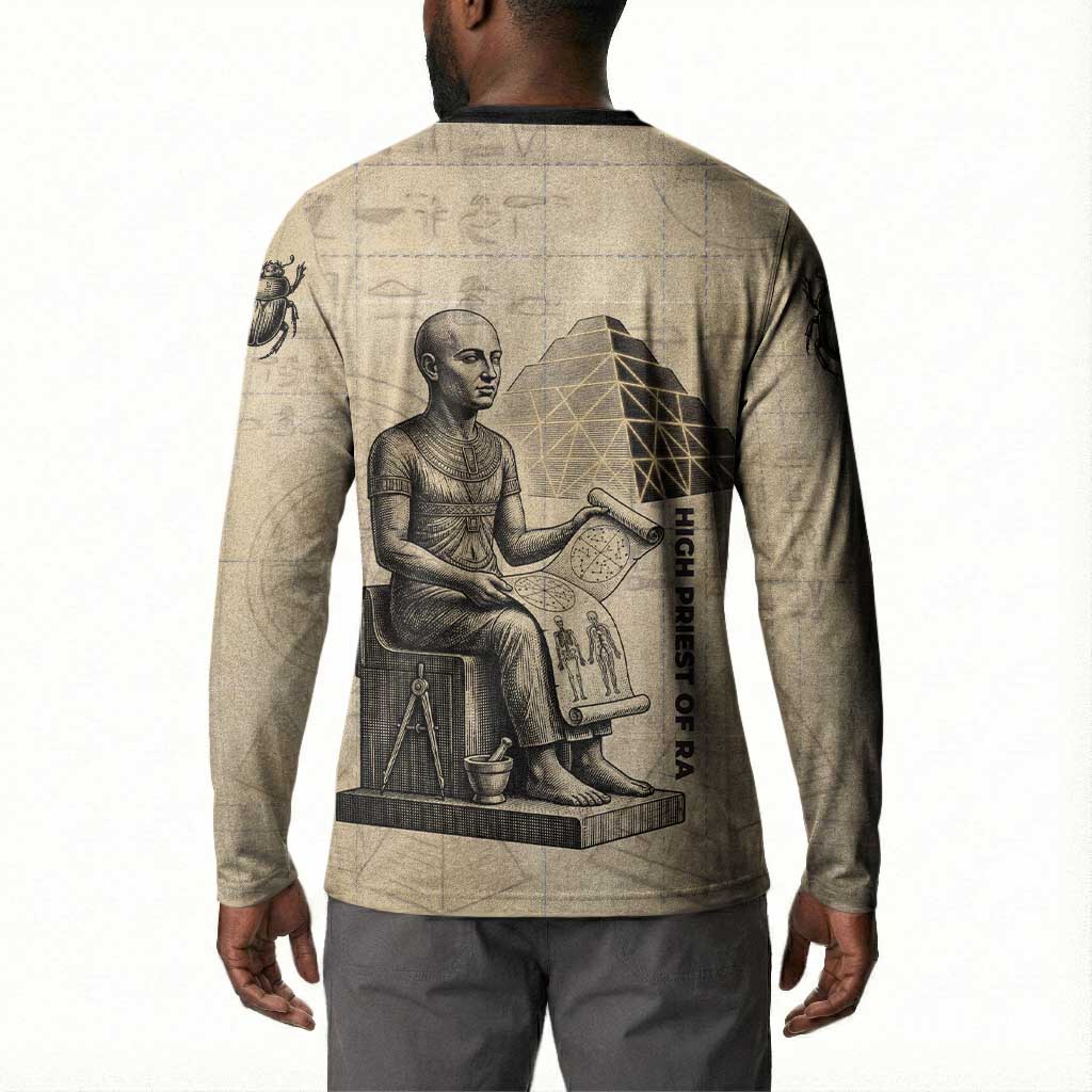 Imhotep Button Sweatshirt Pyramid Blueprints Ancient Egyptian Architecture and Priest