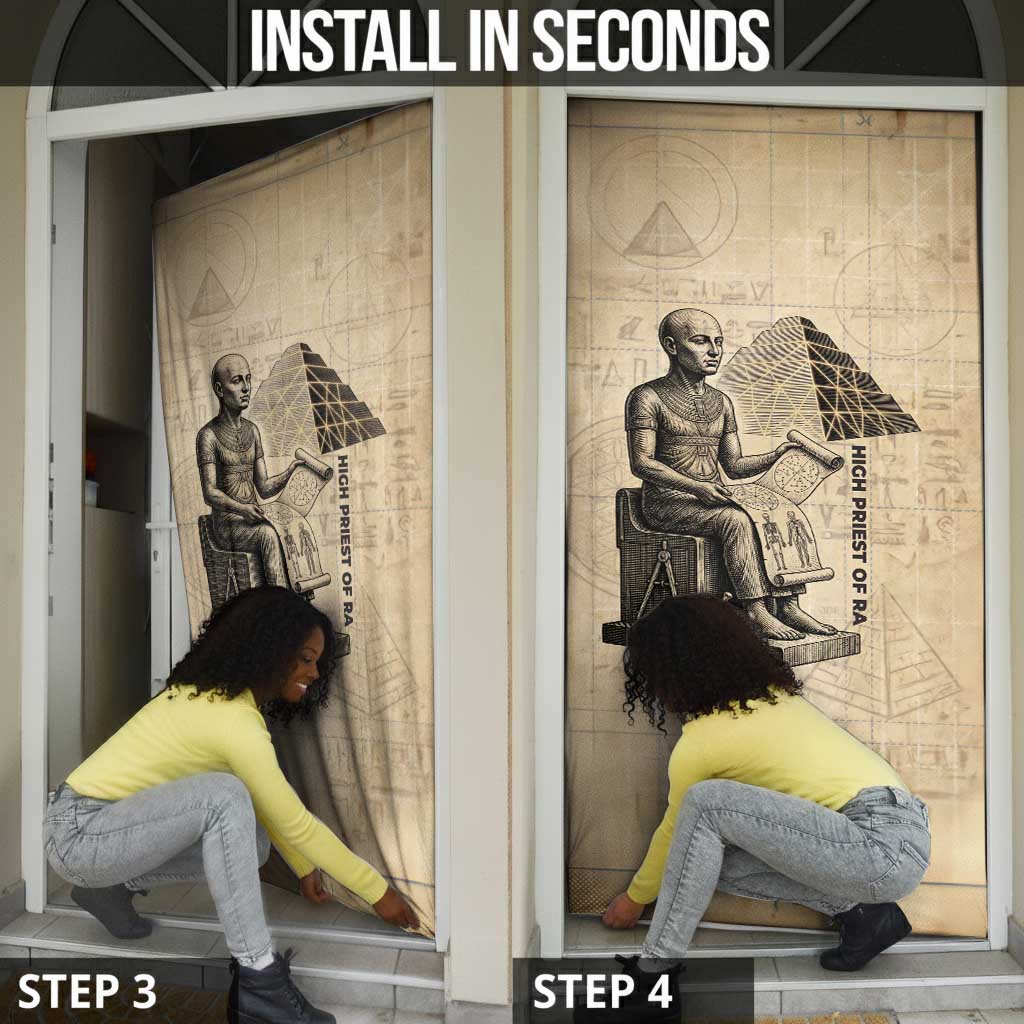 Imhotep Door Cover Pyramid Blueprints Ancient Egyptian Architecture and Priest