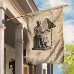 Imhotep Garden Flag Pyramid Blueprints Ancient Egyptian Architecture and Priest