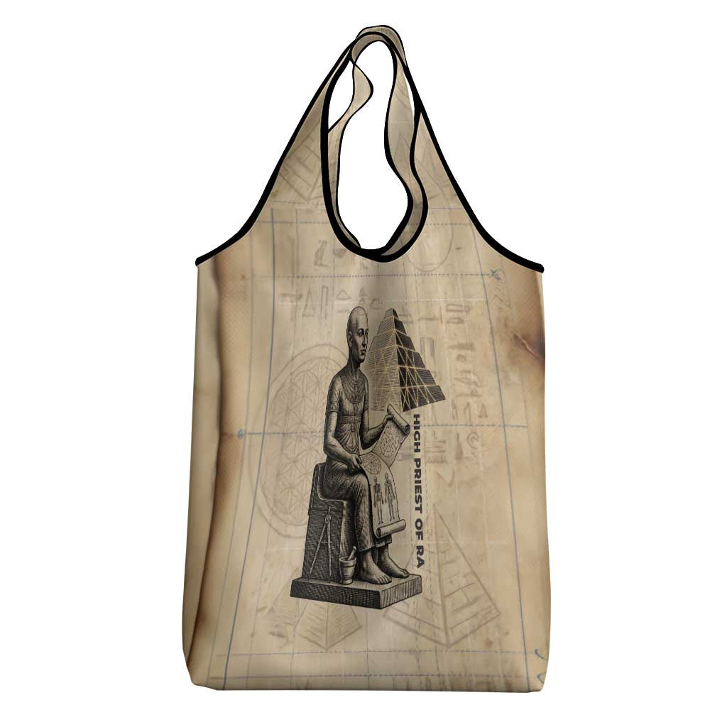 Imhotep Grocery Bag Pyramid Blueprints Ancient Egyptian Architecture and Priest