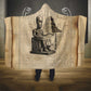Imhotep Hooded Blanket Pyramid Blueprints Ancient Egyptian Architecture and Priest