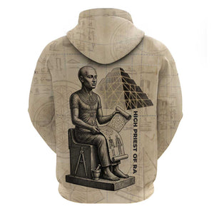 Imhotep Hoodie Pyramid Blueprints Ancient Egyptian Architecture and Priest