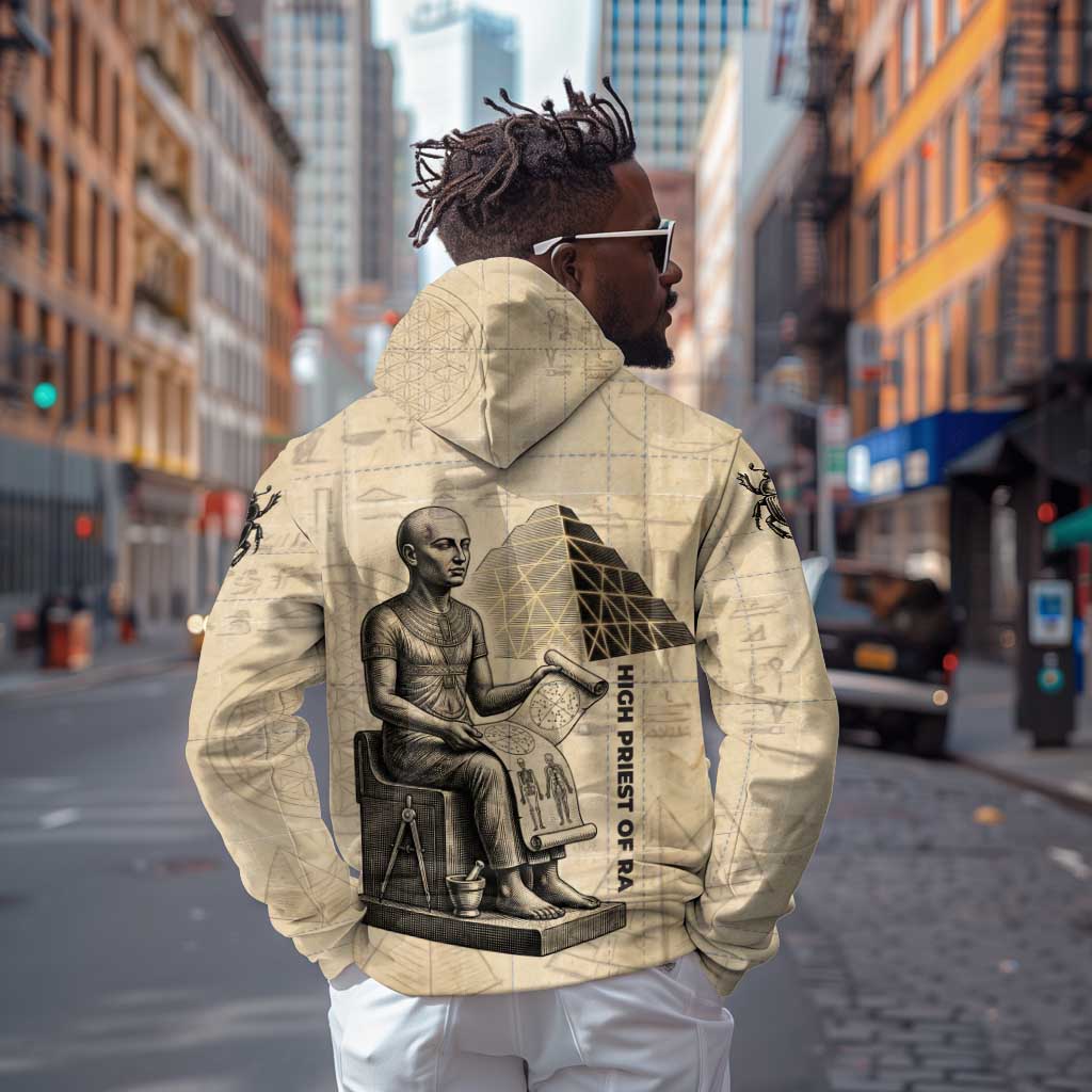 Imhotep Hoodie Pyramid Blueprints Ancient Egyptian Architecture and Priest