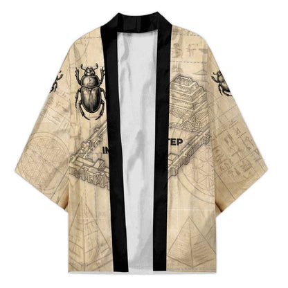 Imhotep Kimono Pyramid Blueprints Ancient Egyptian Architecture and Priest