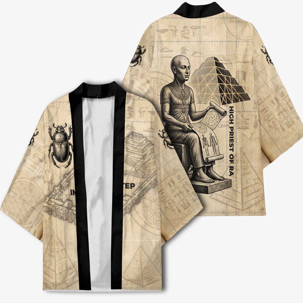 Imhotep Kimono Pyramid Blueprints Ancient Egyptian Architecture and Priest