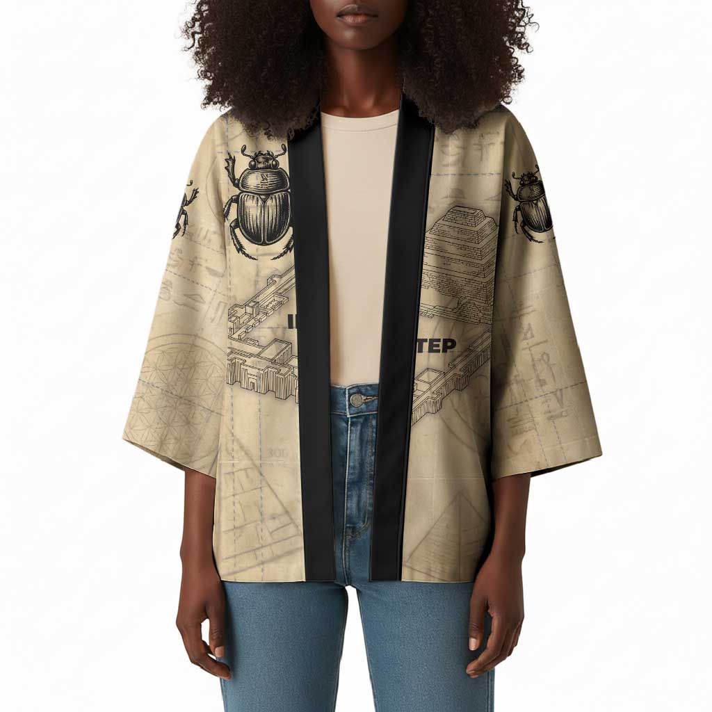 Imhotep Kimono Pyramid Blueprints Ancient Egyptian Architecture and Priest
