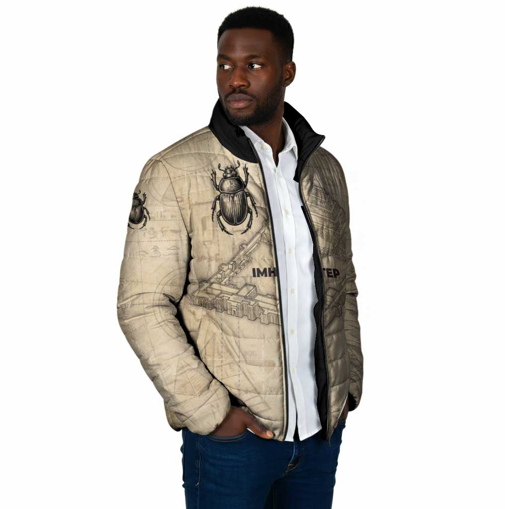 Imhotep Padded Jacket Pyramid Blueprints Ancient Egyptian Architecture and Priest