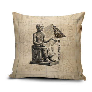 Imhotep Pillow Cover Pyramid Blueprints Ancient Egyptian Architecture and Priest