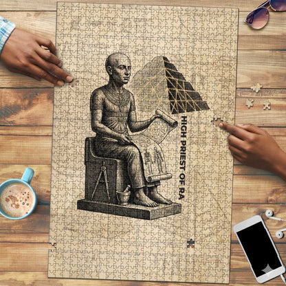 Imhotep Puzzle Pyramid Blueprints Ancient Egyptian Architecture and Priest