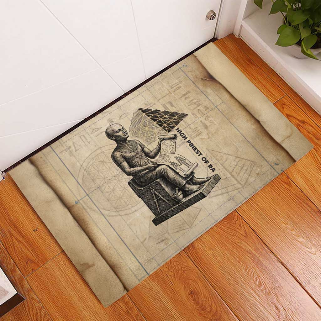 Imhotep Rubber Doormat Pyramid Blueprints Ancient Egyptian Architecture and Priest