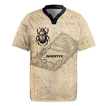 Imhotep Rugby Jersey Pyramid Blueprints Ancient Egyptian Architecture and Priest