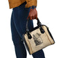 Imhotep Shoulder Handbag Pyramid Blueprints Ancient Egyptian Architecture and Priest
