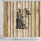 Imhotep Shower Curtain Pyramid Blueprints Ancient Egyptian Architecture and Priest