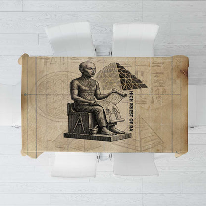 Imhotep Tablecloth Pyramid Blueprints Ancient Egyptian Architecture and Priest