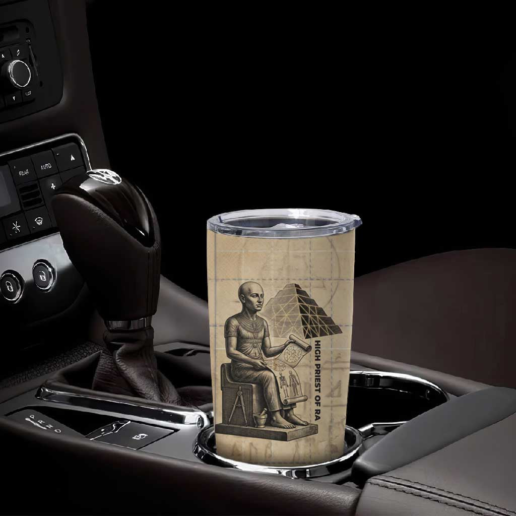 Imhotep Tumbler Cup Pyramid Blueprints Ancient Egyptian Architecture and Priest