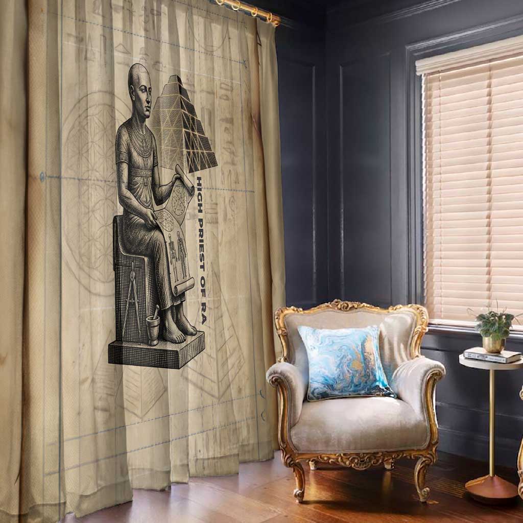 Imhotep Window Curtain Pyramid Blueprints Ancient Egyptian Architecture and Priest