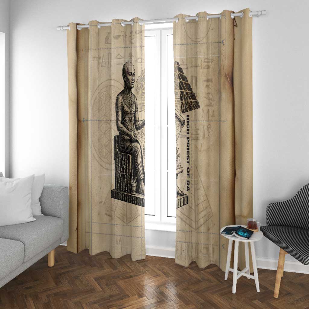 Imhotep Window Curtain Pyramid Blueprints Ancient Egyptian Architecture and Priest