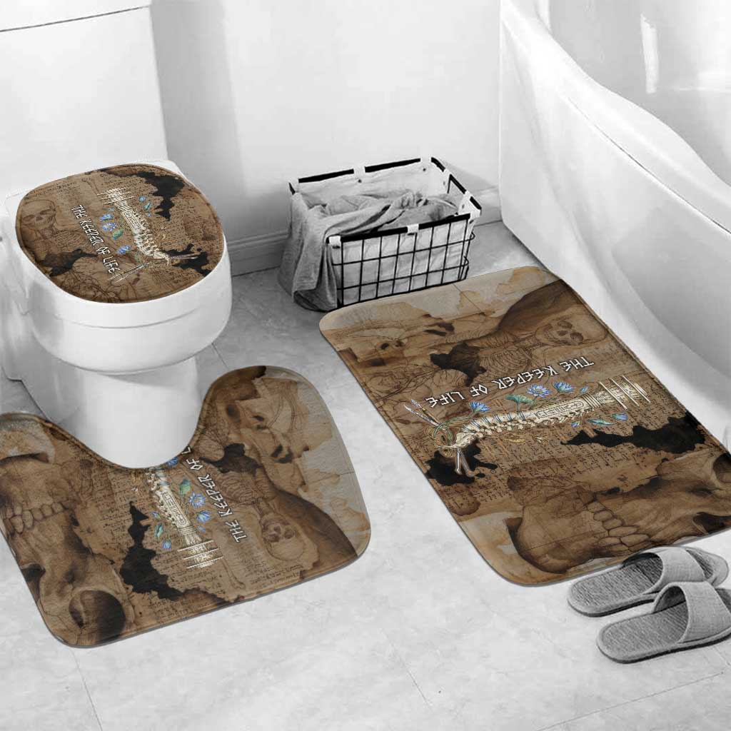 Imhotep Eye of Horus Bathroom Set Papyrus Scrolls Ancient Egyptian Medicine