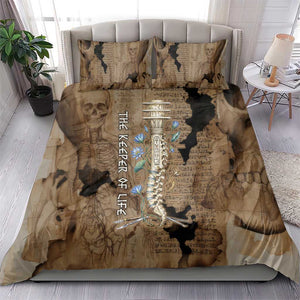 Imhotep Eye of Horus Bedding Set Papyrus Scrolls Ancient Egyptian Medicine