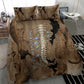 Imhotep Eye of Horus Bedding Set Papyrus Scrolls Ancient Egyptian Medicine
