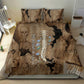 Imhotep Eye of Horus Bedding Set Papyrus Scrolls Ancient Egyptian Medicine
