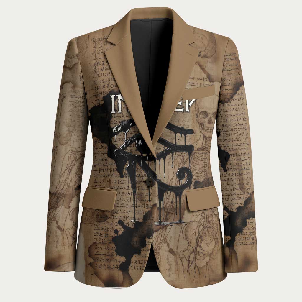 Imhotep Eye of Horus Blazer Papyrus Scrolls Ancient Egyptian Medicine