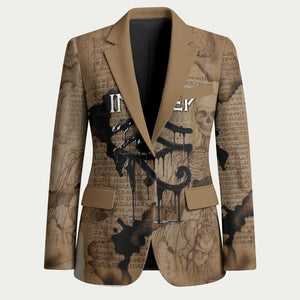 Imhotep Eye of Horus Blazer Papyrus Scrolls Ancient Egyptian Medicine