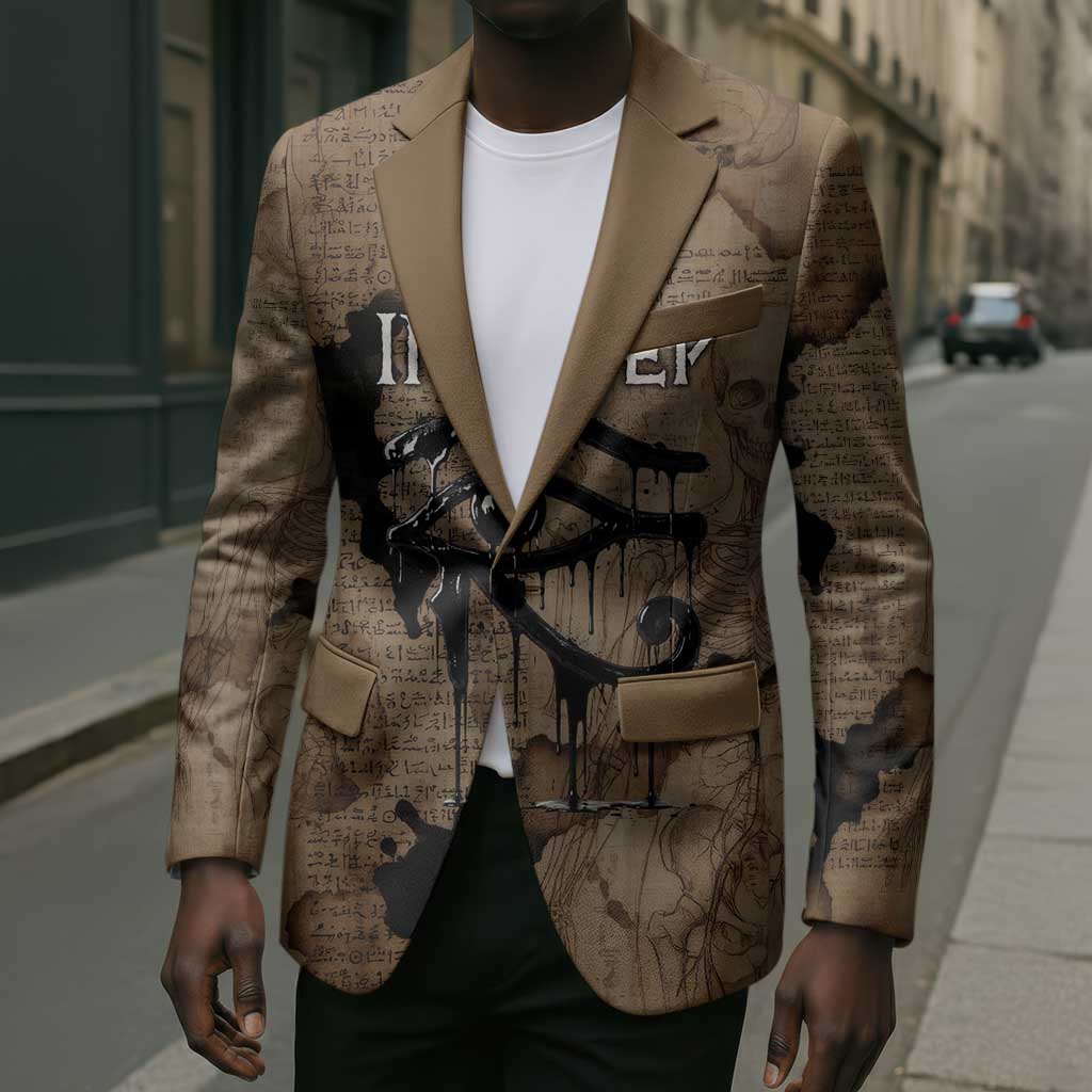 Imhotep Eye of Horus Blazer Papyrus Scrolls Ancient Egyptian Medicine