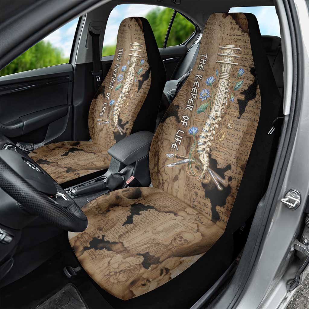 Imhotep Eye of Horus Car Seat Cover Papyrus Scrolls Ancient Egyptian Medicine